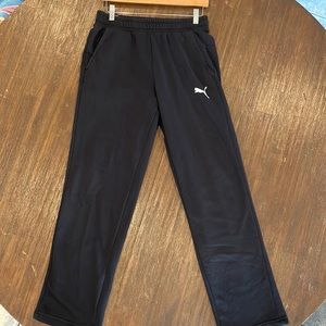 Mens Puma Cotton Sweatpants Size M - Black
